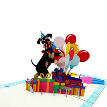 Load image into Gallery viewer, Party Puppy - Pop Up Card