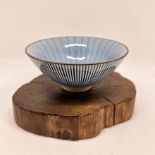 Load image into Gallery viewer, Blue Striped Tea Bowl Cup