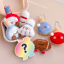 Load image into Gallery viewer, Random Sports Plush Keyring