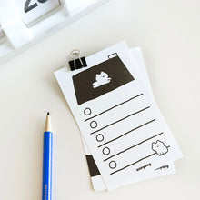 Load image into Gallery viewer, Black &amp; White Anyang Memo Pad