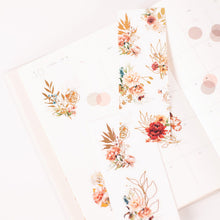 Load image into Gallery viewer, Gold Foil Sticker Set - Lisanthus