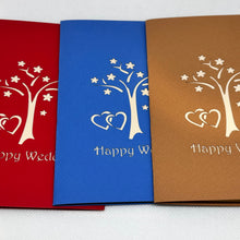 Load image into Gallery viewer, Happy Wedding Dancing Under Tree - Pop Up Card