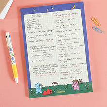 Load image into Gallery viewer, Jelly Bear B5 Memo Pad