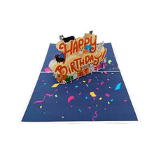 Load image into Gallery viewer, Happy Birthday Dogs - Pop Up Card