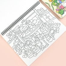 Load image into Gallery viewer, Cat Colour Drawing - Easy - Colouring Book