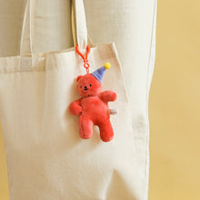 Load image into Gallery viewer, Jelly Bear Stuffed Toy Keyring