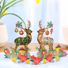 Load image into Gallery viewer, Ornament Reindeer- Pop Up Card