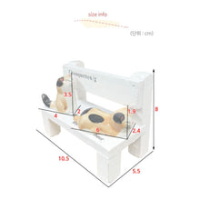 Load image into Gallery viewer, Spotted Cats and Bench Set