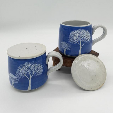 Blue Tree Ceramic Mug