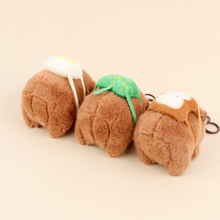 Load image into Gallery viewer, Snack Capybara Plush Keychain