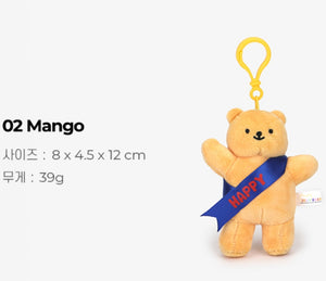 Jelly Bear Stuffed Toy Keyring
