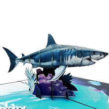 Load image into Gallery viewer, Shark - Pop Up Card