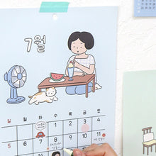 Load image into Gallery viewer, 2026 Daily Life A4 Wall Calendar
