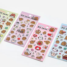 Load image into Gallery viewer, Teddy Bear Puffy Stickers