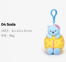 Load image into Gallery viewer, Jelly Bear Stuffed Toy Keyring