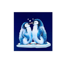 Load image into Gallery viewer, Penguin Couple - Pop Up Card