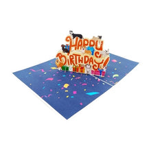 Load image into Gallery viewer, Happy Birthday Dogs - Pop Up Card