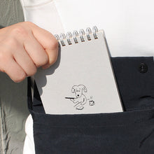 Load image into Gallery viewer, Letter Dog Grid Note
