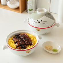 Load image into Gallery viewer, Kitty Ceramic Bowl with Lid