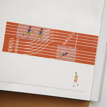 Load image into Gallery viewer, Track Washi Tape - 108