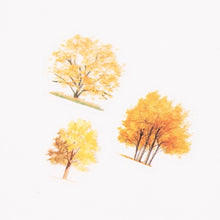 Load image into Gallery viewer, Forest Sticker Set - Yellow Tree