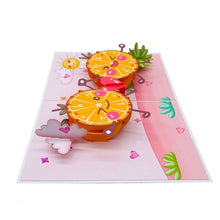 Load image into Gallery viewer, Love Oranges - Pop Up Card