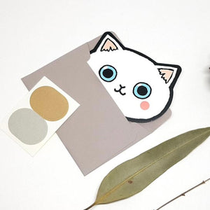 Mini Lovely Cat Card Set