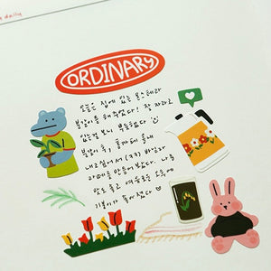 My Buddy Sticker - 03 My Hippo & Rabbit