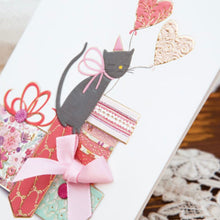 Load image into Gallery viewer, Gift Box Cat - Greeting Card