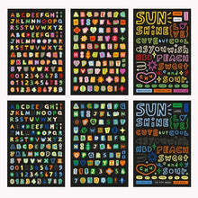 Load image into Gallery viewer, Little Things Colour Typo Sticker Pack
