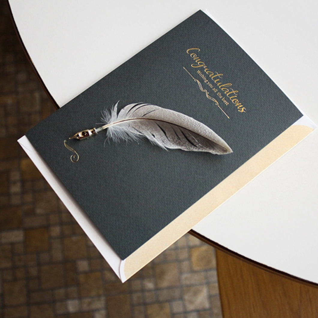 Fountain Pen Congratulations - Greeting Card