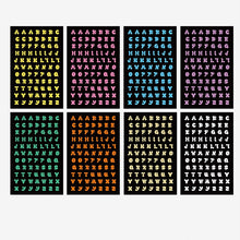 Load image into Gallery viewer, Cloud Typo Sticker Pack