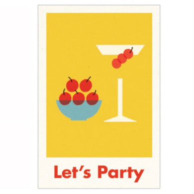 Let's Party Cherry Card