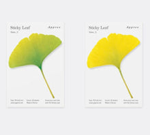 Load image into Gallery viewer, Sticky Leaf - Memo Notes - Ginkgo (Medium)