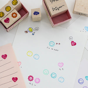 Emoticon Stamp Set