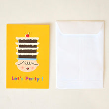 Load image into Gallery viewer, Let&#39;s Party Cake - Greeting Card