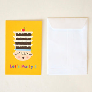 Let's Party Cake Card