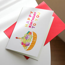 Load image into Gallery viewer, Fruit Tart Birthday Card