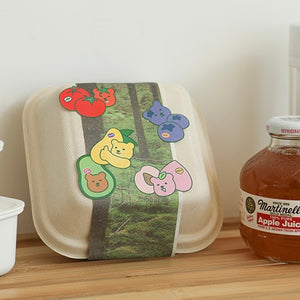 Jelly Bear Roll Sticker - Fruit