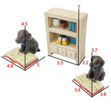 Load image into Gallery viewer, Puppy Library Figurine Set