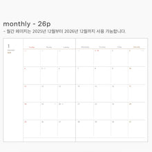 Load image into Gallery viewer, 2026 Rainbow Diary L