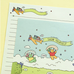 Daily Letter (Jelly Bear) - Garden