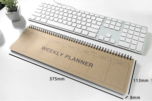 Weekly Desk Planner - Long Version