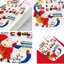 Load image into Gallery viewer, Santa Village - Christmas Card