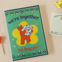 Load image into Gallery viewer, Jelly Bear B6 Cover Note - Mint (Lined)