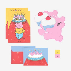 Jelly Bear - Shape Letter - 01 Birthday