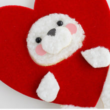 Load image into Gallery viewer, Fluffy Bear Heart Costume Card