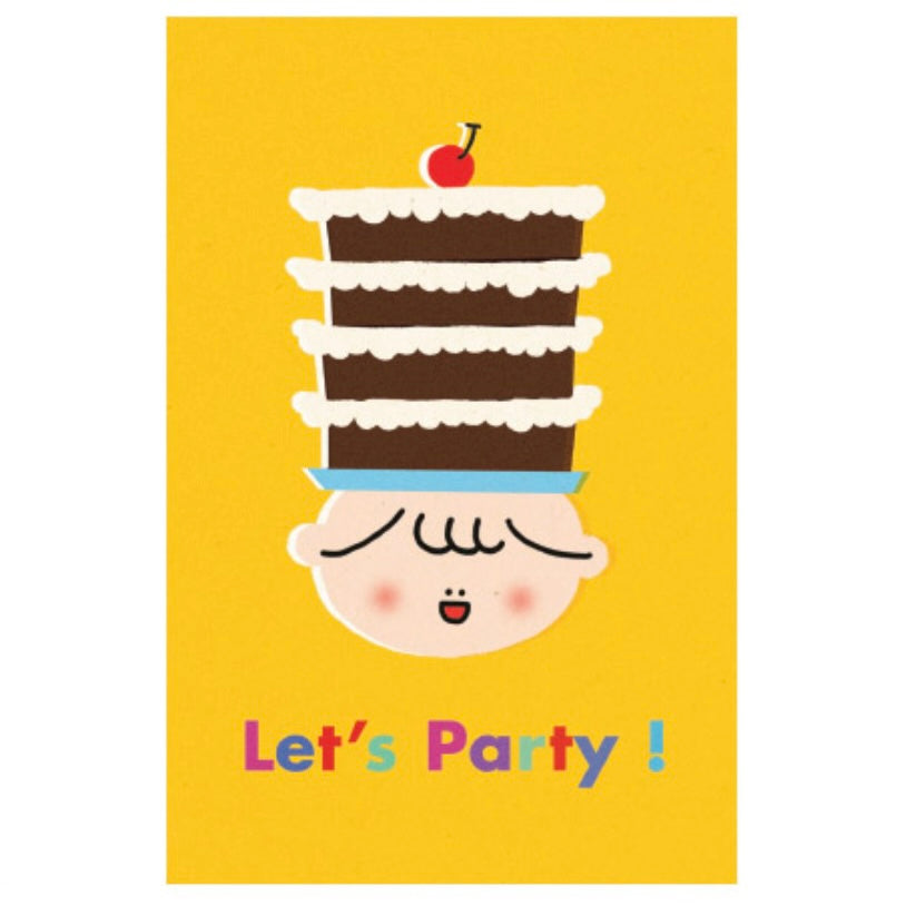 Let's Party Cake - Greeting Card