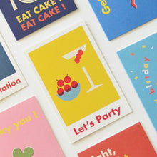 Load image into Gallery viewer, Let&#39;s Party Cherry - Greeting Card
