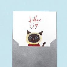 Load image into Gallery viewer, Love Joy Cat Card